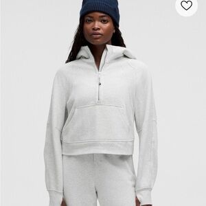 Lululemon Scuba Gray Half-Zip XS/S